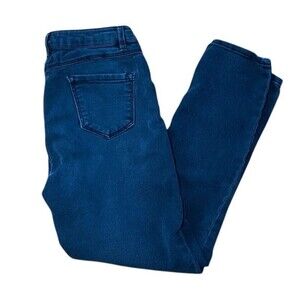 d. jeans Women's Size 8 Straight Leg Stretch Mid Rise Black Denim Jeans